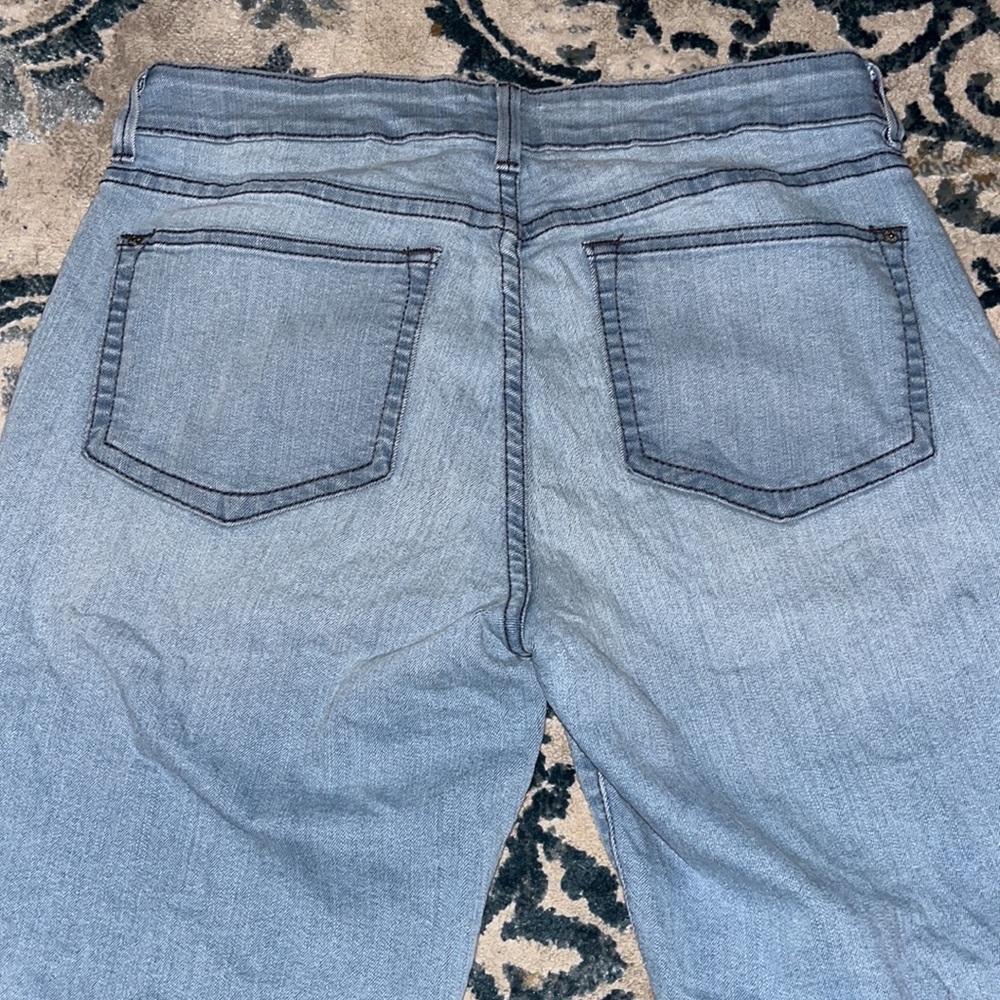 NYDJ Legging Light Wash Tummy Tuck Technology Cotton Blend Mid Rise Jeans sz8EUC - Picture 9 of 11